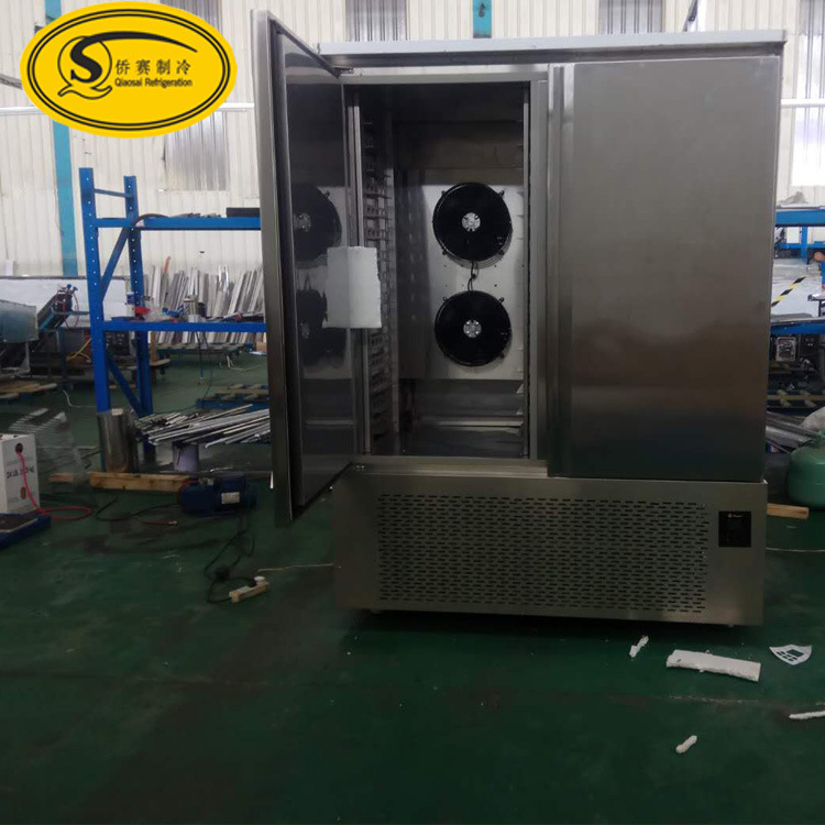 Qiaosai plug in plate refrigerator commercial baking shelf refrigeration four door baking dough air cooled frost free freezer
