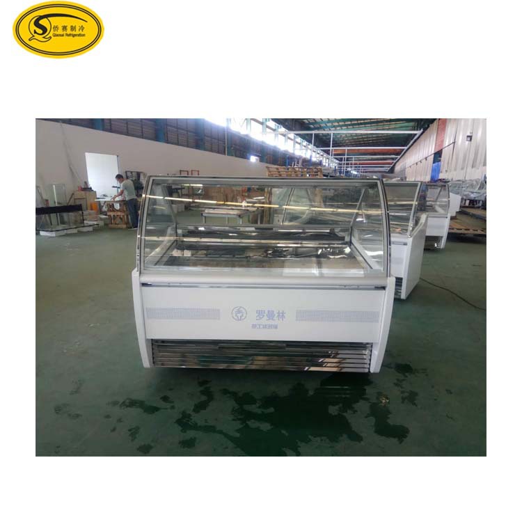 Qiaosai bucket ice cream cabinet hard ice cream display cabinet commercial Haagen Dazs ice cream display cabinet