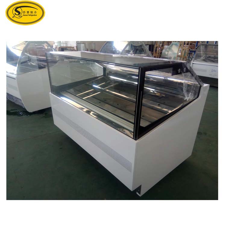 Qiaosai hard ice cream bar display cabinet table type ice cream popsicle freezing ice cream machine commercial direct cooling ice cream